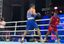 Казахстанец одержал сенсационную победу в боксерском матче в Астане