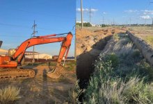 Злоумышленники наняли спецтехнику, чтобы украсть трубы в Актобе