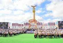 Тысяча домбристов исполнили известные кюи в Актобе (ВИДЕО)