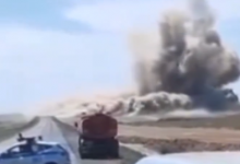 Взрыв во время ремонта автодороги в Балхаше: ведомства прокомментировали видео