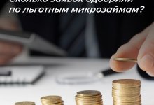 Сколько заявок одобрили по льготным микрозаймам?