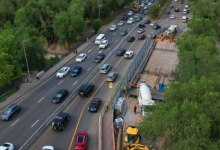 До начала учебного года обещают завершить ремонт на Аль-Фараби в Алматы