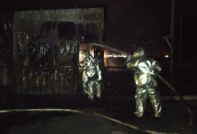 Газовоз загорелся на заправке в Актюбинской области