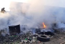 СТО загорелось в Усть-Каменогорске