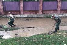 Склоновые потоки затопили село в Алматинской области
