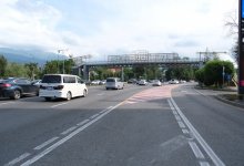 По южной стороне проспекта Аль-Фараби завершили ремонт в Алматы