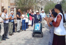 Сарсенбаю Котырашеву устроили проводы перед кругосветным путешествием