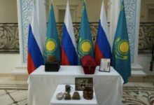 Останки двух казахстанских бойцов вернули из России на родину