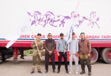 Мангистауские всадники прибыли в столицу на марафон-байге