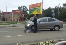 Женщину сбили на перекрестке в Костанае