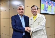 Токаев пришел поддержать национальную сборную по футболу (ФОТО)