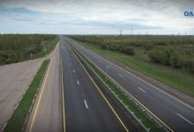 Завершен ремонт участка трассы между Кокшетау и Омском