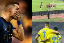 Роналду попал мячом в голову оператору (ВИДЕО)