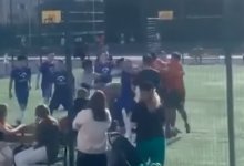 Игроки двух команд подрались во время матча в Павлодарской области (ВИДЕО)