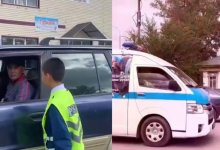 Автопробег с участием детей провели в Карагандинской области