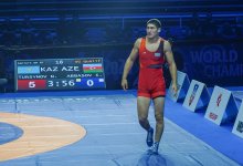 Казахстанец завоевал первую олимпийскую лицензию в греко-римской борьбе