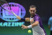 Казахстанский теннисист завершил свое выступление на ATP 250 Astana Open