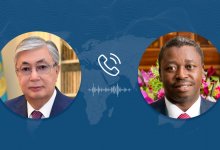 Токаев обсудил сотрудничество с главой африканской республики Того