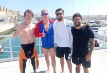 За рекордное время переплыл Гибралтар пловец из Казахстана