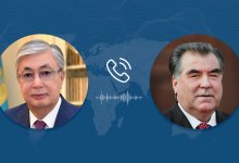 Токаев поздравил с днем рождения президента Таджикистана