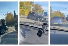 Пять автомобилей столкнулись в Усть-Каменогорске (ВИДЕО)