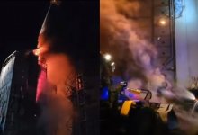 Пожарный поезд привлекли к тушению горящего  урожая в Усть-Каменогорске (ВИДЕО)