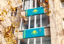 Более тысячи государственных флагов украсили Астану