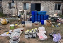 Крупную нарколабораторию ликвидировали силовики в Акмолинской области