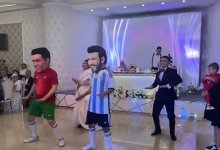 Свадьба с "Месси" и "Роналду" в Алматы взбудоражила сеть (ВИДЕО)