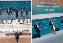 Представители ВОЗ станцевали кара жорга в Астане