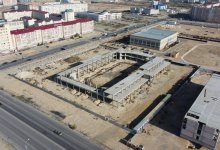 Строительство ледового дворца снова остановилось в Актау (ВИДЕО)