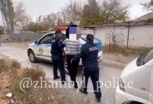 Пьяный водитель пытался скрыться от полиции в Жамбылской области (ВИДЕО)