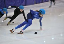 Бронзу завоевала женская команда Казахстана по шорт-треку в Канаде