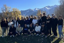 Кемпинг для активной молодежи провели у подножия гор Алатау