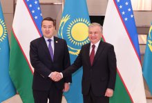 Смаилов встретился с президентом Узбекистана в Ташкенте