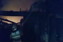 Урожай загорелся в гараже в Шемонаихе (ВИДЕО)