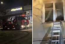 13 жителей эвакуировали при пожаре в Усть-Каменогорске (ВИДЕО)