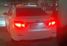 Как в кино: водителя оштрафовали за сокрытие госномера на авто в Актау (ВИДЕО)