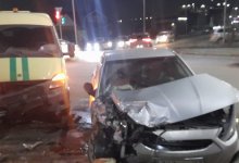 Инкассаторская машина и легковушка столкнулись в Кокшетау