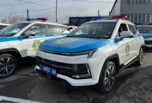 Жамбылские полицейские пересели на электромобили