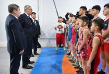 О чем Токаев говорил с юными спортсменами актюбинского села