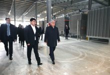 Уникальный завод по производству керамогранита и керамических плит посетил Токаев в Актобе
