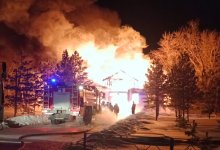 Сельский акимат сгорел на Севере Казахстана