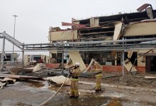 Из-за взрыва цистерны с нефтью обрушился цех в Атырау