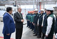 Токаеву показали завод по выпуску кровельных и облицовочных материалов в Астане