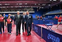 Залы настольного тенниса должны быть в каждом облцентре – Токаев