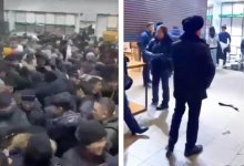 Давкой закончилась распродажа в ТРЦ Алматы (ВИДЕО)