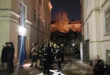 Многоэтажка рухнула в центре Санкт-Петербурга