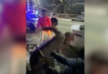 Ударившего полицейского мужчину задержали в Алматы (ВИДЕО)