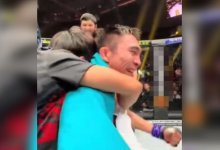 Реакция на победу казахстанского бойца завирусилась в Казнете (ВИДЕО)